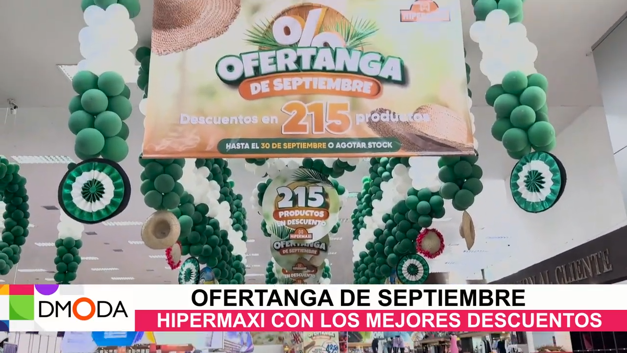 OFERTANGA DE SEPTIEMBRE, HIPERMAXI CON LOS MEJORES DESCUENTOS